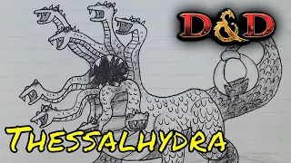 Thessalhydra from Stranger Things D&D 5E Starter Set (DM Guide)