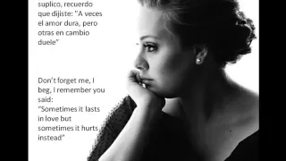 Adele - Someone like you (letra y traducción).wmv