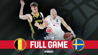 Belgium v Sweden | Full Basketball Game | FIBA Olympic Pre-Qualifying Tournament 2023 Türkiye