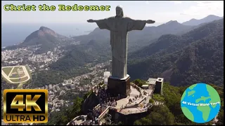 Christ Redeemer Statue Tour | Rio de Janeiro, Brasil | 4K Virtual World Tour