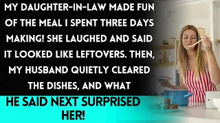 Son's Wife Mocks Dish, Husband's Surprise Leaves All Speechless!