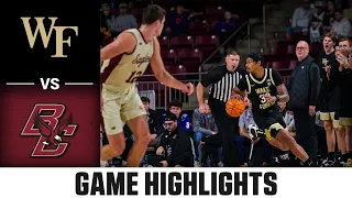 Wake Forest vs. Boston College Men's Basketball Highlights (2022-23)