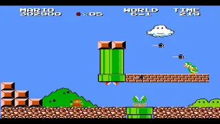 SUPER MARIO BROS 2. World 6-1. The Lost Levels (NES). Old game. Games-Dendy. Retro game.