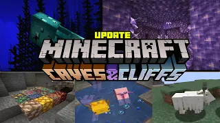 Mencoba Fitur dan Update Minecraft 1.17 Caves and Cliffs Part 1 - Minecraft Indonesia