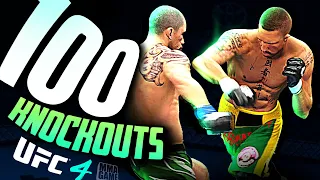 100 Ranked Knockouts in UFC 4