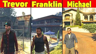 Michael House vs Trevor House vs Franklin House - GTA V