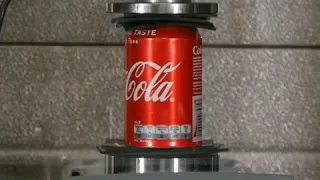 How much weight can a soda can hold