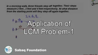 Application of LCM Problem-1, Math Lecture | Sabaq.pk