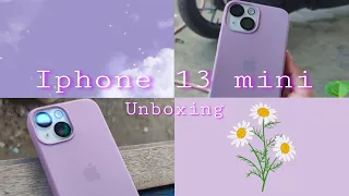 iPhone 13 mini starlight unboxing + iphone cases | 2022