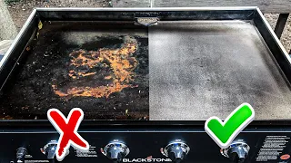 Clean your Blackstone Griddle in less than 3 minutes