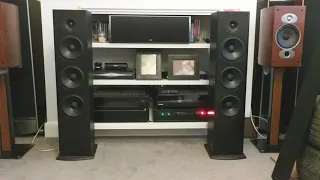 Polk Audio T50 floorstanding hifi stereo speakers sound test