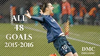 Zlatan Ibrahimovic ●  All Goals ●  2015/2016 HD