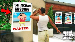 Franklin Try To Find Lost Shinchan In Gta 5 Tamil | Shinchan Misssing In Gta 5 😱 | Immortal Tamizhan