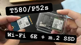 DIY Thinkpad T580 P52s WiFi 6E and WWAN SSD upgrade guide | Lenovo