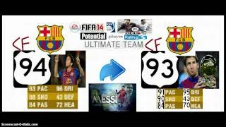 FIFA 14 - UT  Potential  Ratings - Bale,Messi,C.Ronaldo and Neymar JR