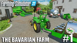My FIRST DAY on the Farm | The Bavarian Farm Ep.1 | Farming Simulator 22