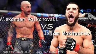 Alexander Volkanovski vs Islam Makhachev Highlights ( Sport Music / Sport Sound)