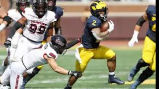 #25 Michigan vs Northern Illinois All Points Scored Highlights HD