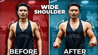 Do this to Grow WIDE SHOULDERS Naturally in 2024 | चौड़े शोल्डर्स बनाने के लिए ये तो करना ही होगा |