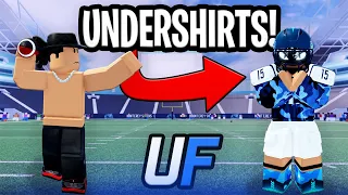 How To Get UNDERSHIRTS/SHIRTLESS In Ultimate Football Roblox!