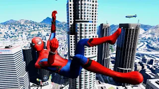 GTA 5 Falling off Highest Buildings #32 - GTA 5 Funny Moments & Fails Ragdolls Gameplay