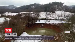 У центральній Хорватії утворюються величезні провалля через виверження вулкана