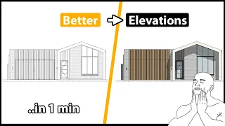 Easy Coloured Elevations - Archicad