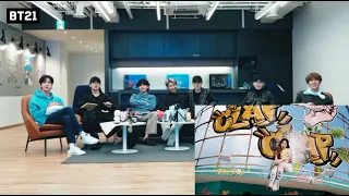 BTS reacting to Niziu - Clap Clap