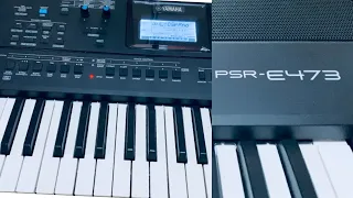 How to ADD two Tones ||. D volume, M Volume in the New Yamaha PSR E473 Piano 🎹