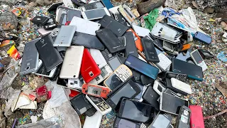 Funny😂😂 Find very many phones in trash, Restoration OPPO A95