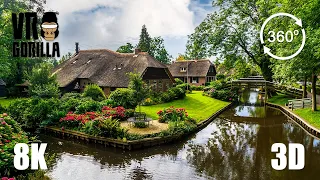 This is Holland VR - Canals Of Giethoorn 'Venice of Holland' - 8K 3D 360 Video (short)