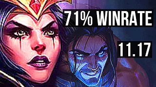 LEBLANC vs SYLAS (MID) | 15/1/14, 71% winrate, Legendary | KR Grandmaster | v11.17