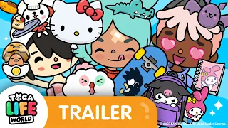 SOMETHING CUTE HAS ARRIVED 🍎 | Hello Kitty and Friends Furniture Pack Trailer | Toca Life World