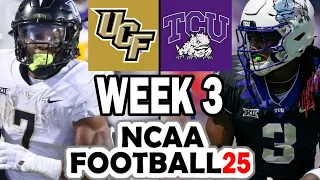 UCF at TCU - Week 3 Simulation (2024 Rosters for NCAA 14)