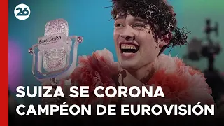 Suiza se corona campeón de Eurovisión 2024 con la canción "Nemo"