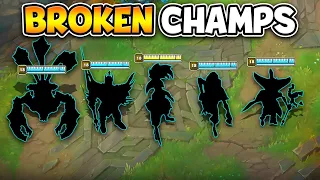 THESE CHAMPIONS ALL GOT INSANE BUFFS! (THE MOST BROKEN CHAMPS)