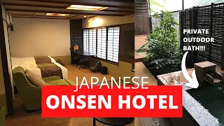 $300/Night Onsen Hotel Tour with Private Outdoor Bath | Life in Japan