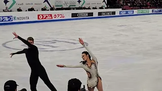 Madison Chock/Evan Bates 2024 FS WC FD fancam