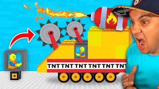 I Made LEGO 100X More Dangerous! | Toys Crash Arena