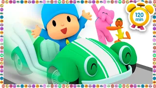 🚘 A Grande Corrida de Carros: Dirigindo Meu Auto [120 min] DESENHOS ANIMADOS para crianças do Pocoyo