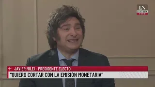 Entrevista exclusiva: mano a mano con Javier Milei