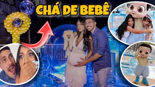 NOSSO CHÁ DE BEBÊ!! *ME SURPREENDI MUITO* 😱✨🍼