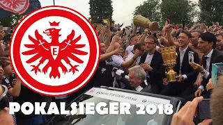 Eintracht Frankfurt Pokalsieger 2018 - Ankunft der Mannschaft 20.05.2018 (One-Take)