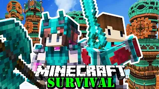 CRAFTING ARMOR BARU DAN ISTANA CANGGIH FULL MACHINE !! Survival Bucin Adventure [#12]