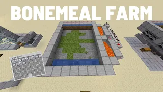 Easy Automatic Bonemeal/Moss Farm! (Minecraft Java 1.20 +)