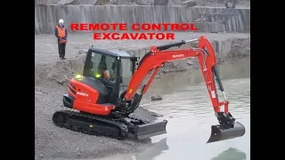 Kobota KX057-4 Remoquip Remote Control Excavator | Demolition Robot