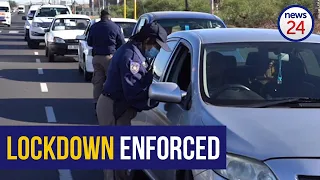 WATCH | Law enforcement officials police Cape Town roads