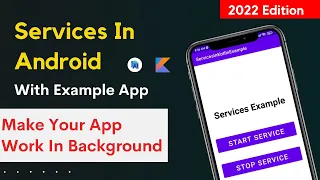 Services in android | Services in android Kotlin | how to use services in android studio | android