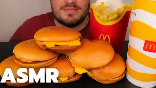 ASMR McDonalds CHEESEBURGERS AND FRENCH FRIES MUKBANG (NO TALKING) - ASMR EATING, 먹방 | MARTIN ASMR