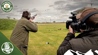 Steel shot vs clay pigeon - how far does it break them?